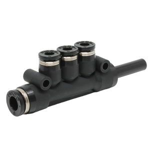 Pisco Plug-in Triple Tee 10mm x 8mm