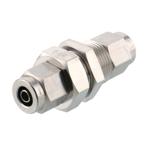 Pisco SUS316 Compression Fitting NSM Bulkhead Union Straight
