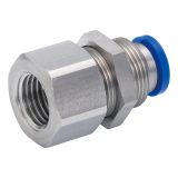 Pisco-SUS303-Corrosivity-Series-SPMF-Bulkhead-Female-Straight